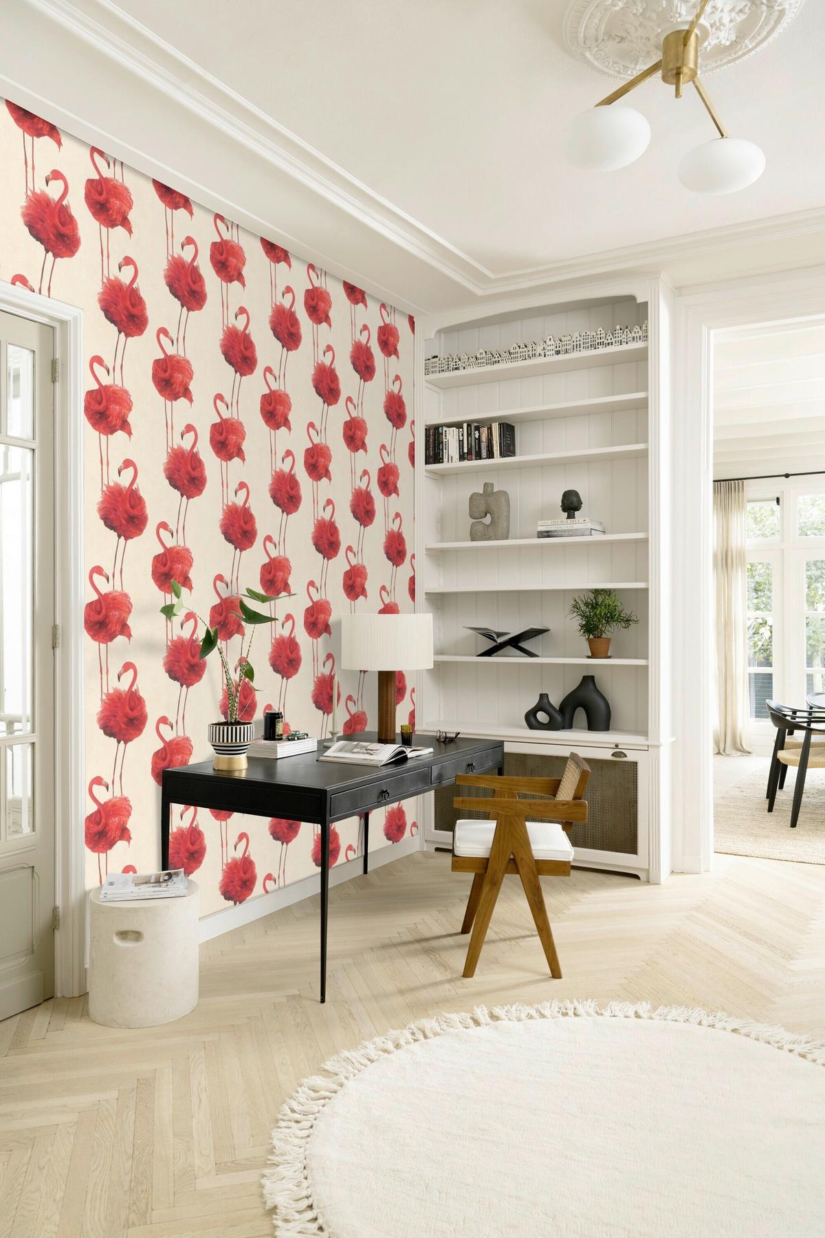 Tapete Flamazing Rosa - Rosa, Trend, Textil (600/53cm) - Tesa