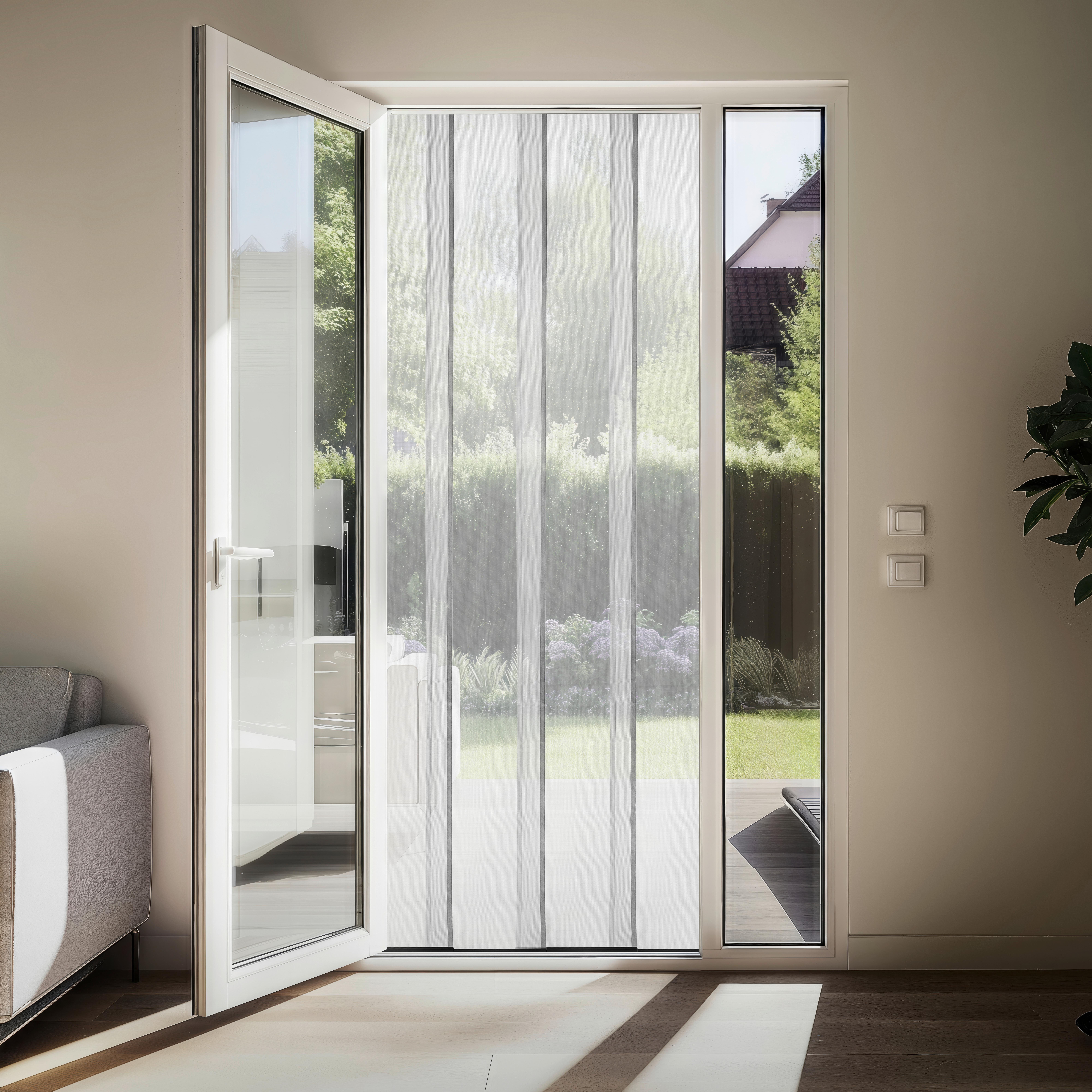 Rovarvédő Függöny 100/220 - antracit, textil (100/220cm) - Mömax