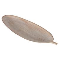 Dekotablett Avaro I in Naturfarben - Naturfarben, Lifestyle, Holzwerkstoff (14,5/2,5/40,5cm) - Modern Living