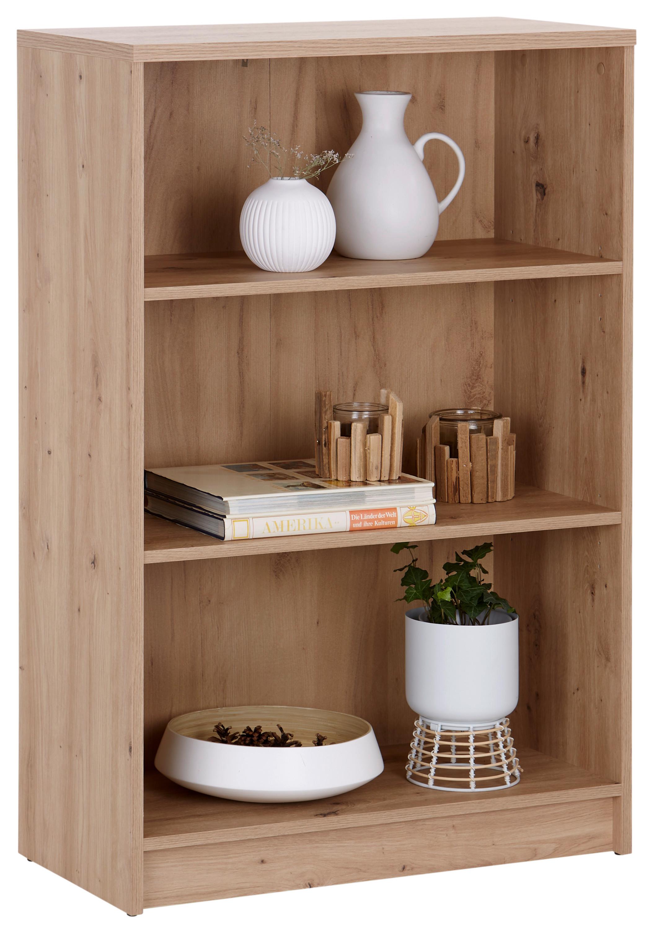 Regal 4-you New Yur02, Barva Hrasta - hrast artisan, Moderno, leseni material (74/111,5/35,2cm) - Mömax