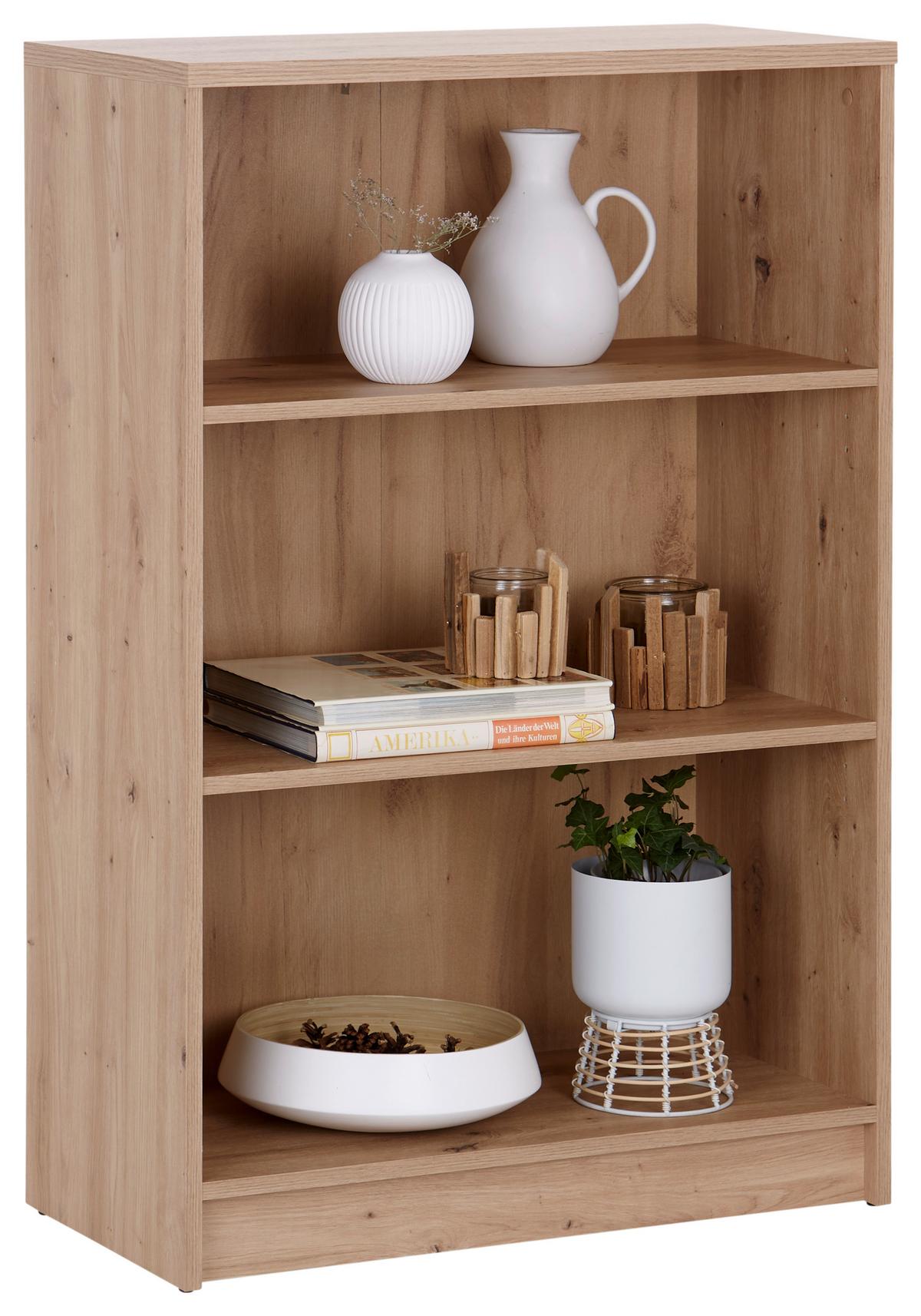 Regal 4-you New Yur02, Barva Hrasta - hrast artisan, Moderno, leseni material (74/111,5/35,2cm) - Mömax