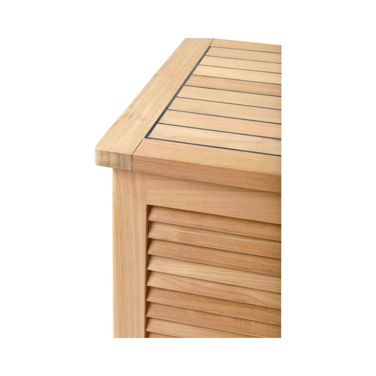Truhe Classic 5056000 - Teakfarben, Romantik / Landhaus, Holz (90/48/30cm) - MID.YOU