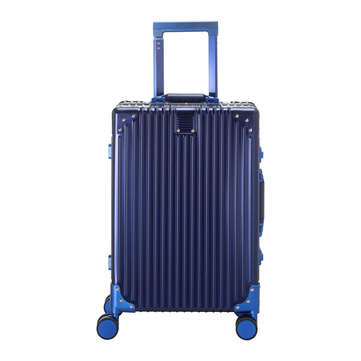 Reisekoffer Dubai Blau - Blau, KONVENTIONELL, Metall (56/36/22cm) - Mömax