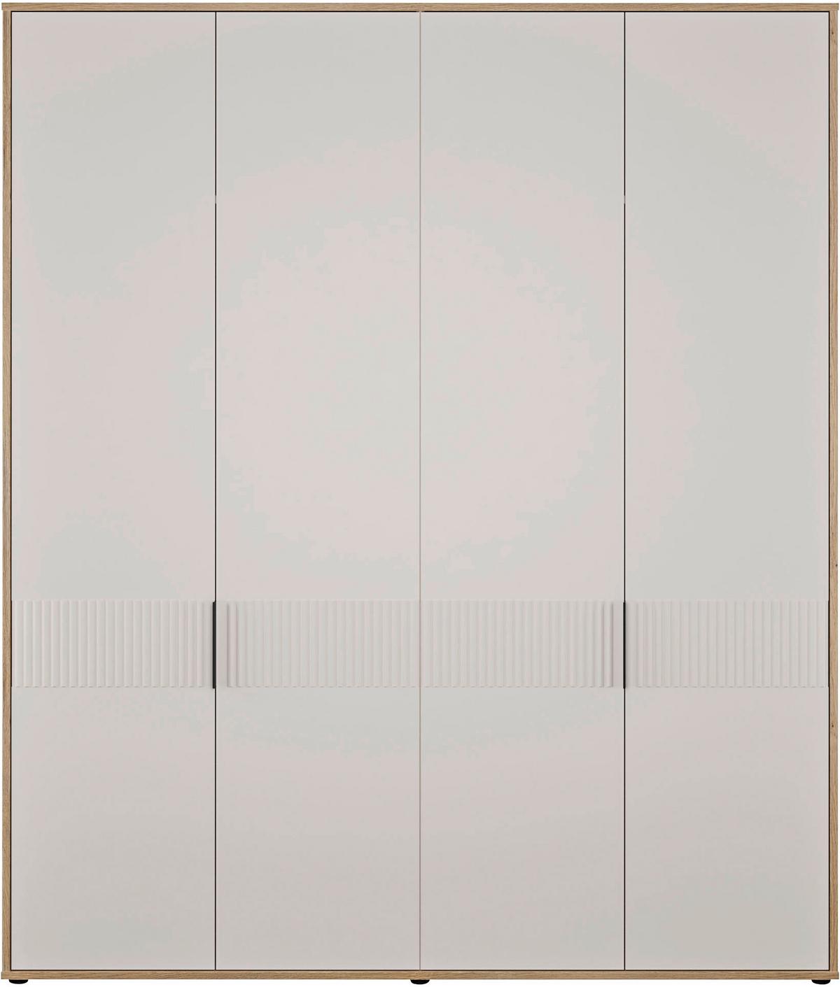 Ormar Seravel - boje hrasta/boje pijeska, Konvencionalno, drvni materijal/metal (179,3/214,3/59,4cm) - Modern Living