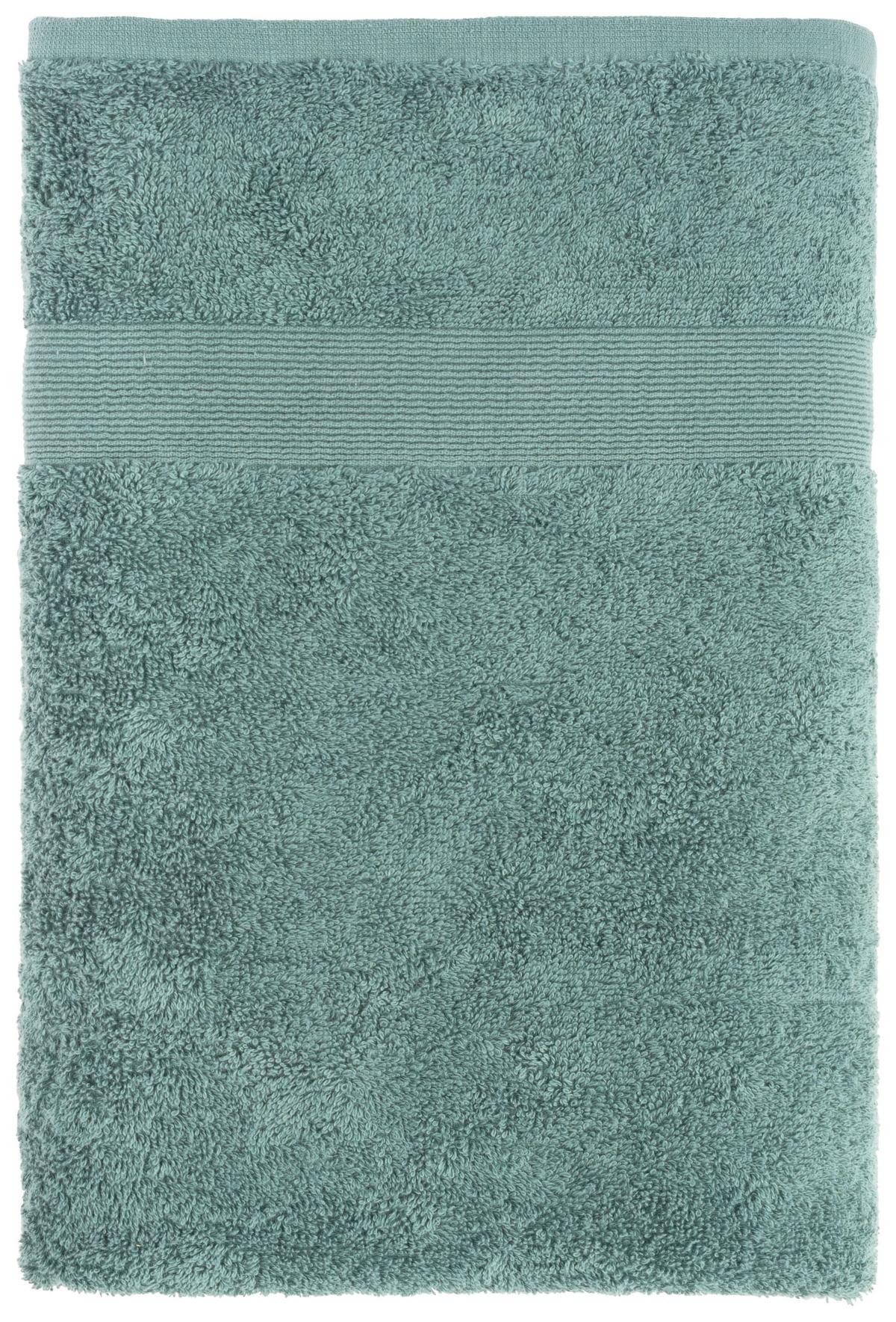 Badetuch Silke Mintgrün ca. 100x150cm - Mintgrün, Textil (100/150cm)