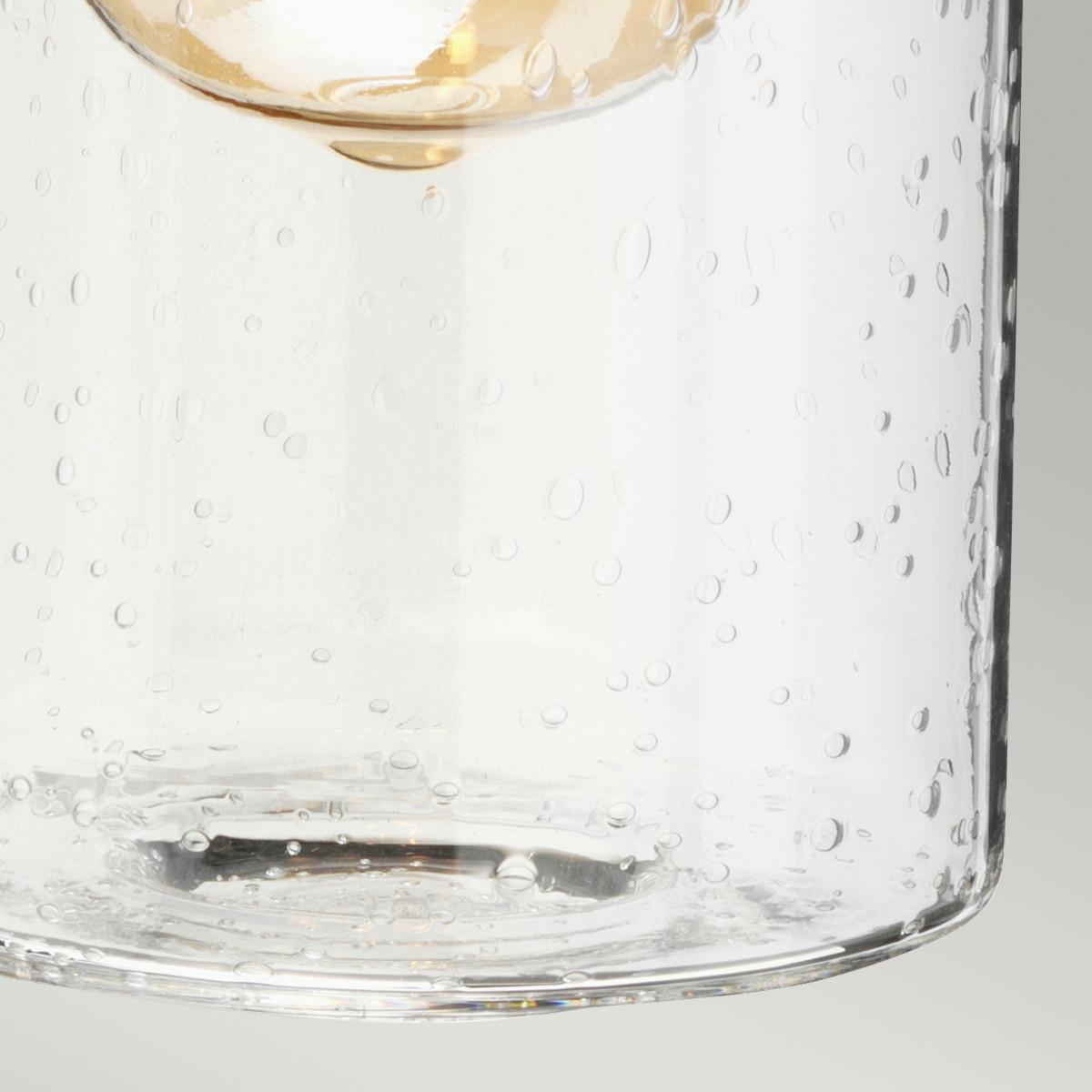 Kupaonska Zidna Svjetiljka Bath-Morvah1-Bb - boje mjeda, Design, staklo/metal (30/18,9/12cm)