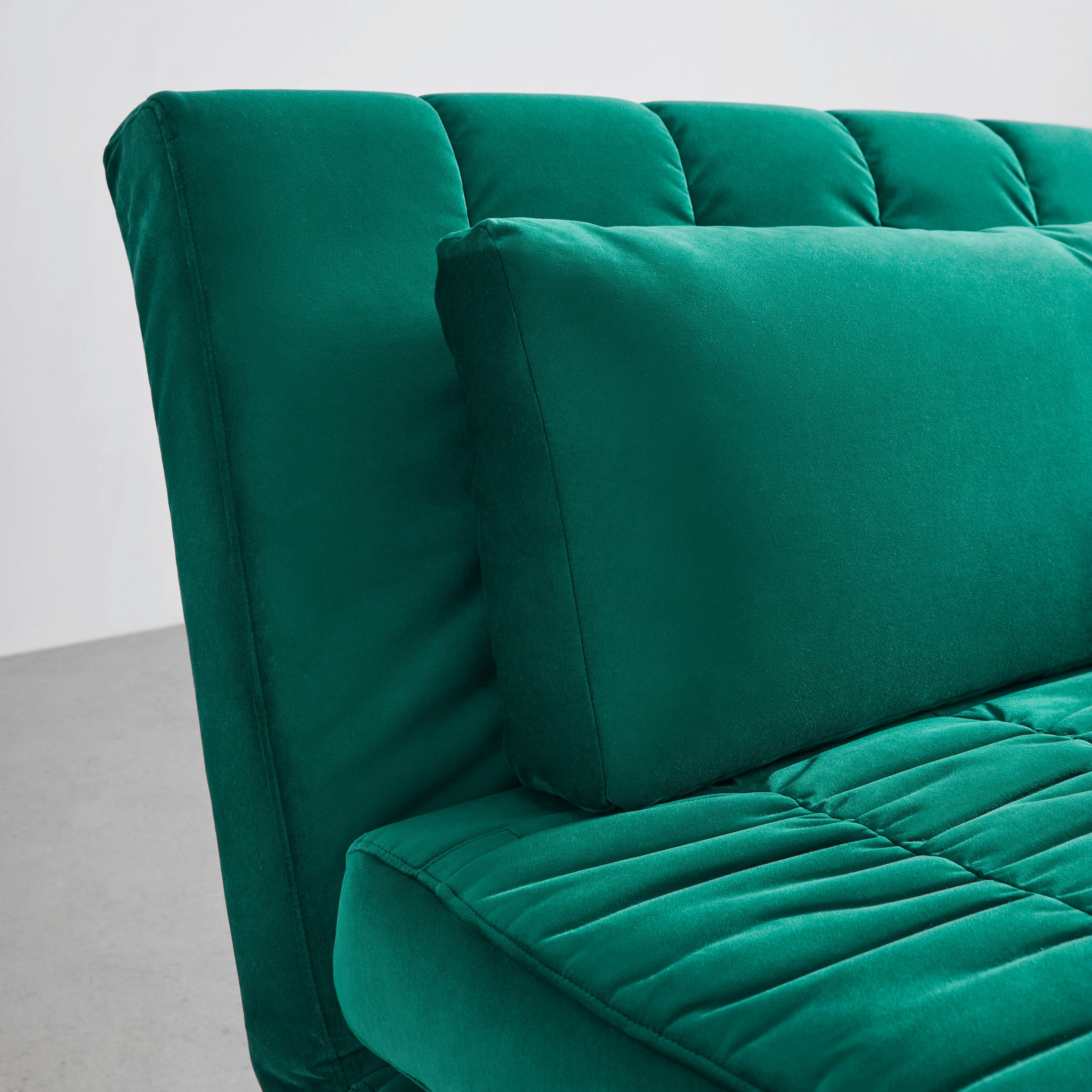 BÄDDFÅTÖLJ LEVIN - grön/naturfärgad, Modern, trä/textil (103/94/82cm) - Bessagi Home