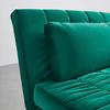 BÄDDFÅTÖLJ LEVIN - grön/naturfärgad, Modern, trä/textil (103/94/82cm) - Bessagi Home
