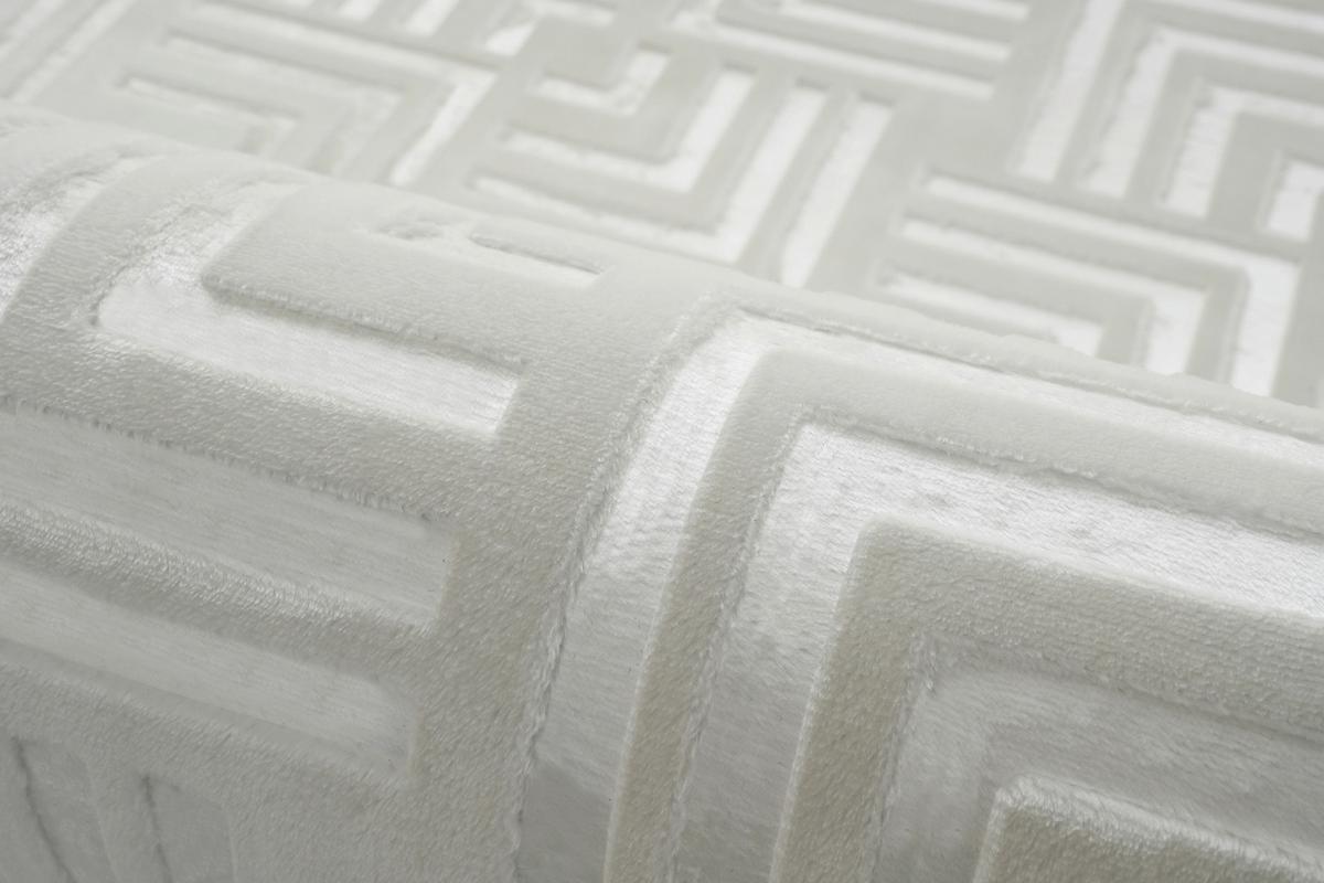 Flachwebeteppich Calma 325 Weiss 120 X 160 Cm - Weiss, Basics, Textil (120/160cm) - Kayoom