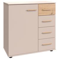 Komoda Lumio - kašmir/hrast Artisan, Konvencionalno, drvni materijal/plastika (81/83/41cm) - Modern Living