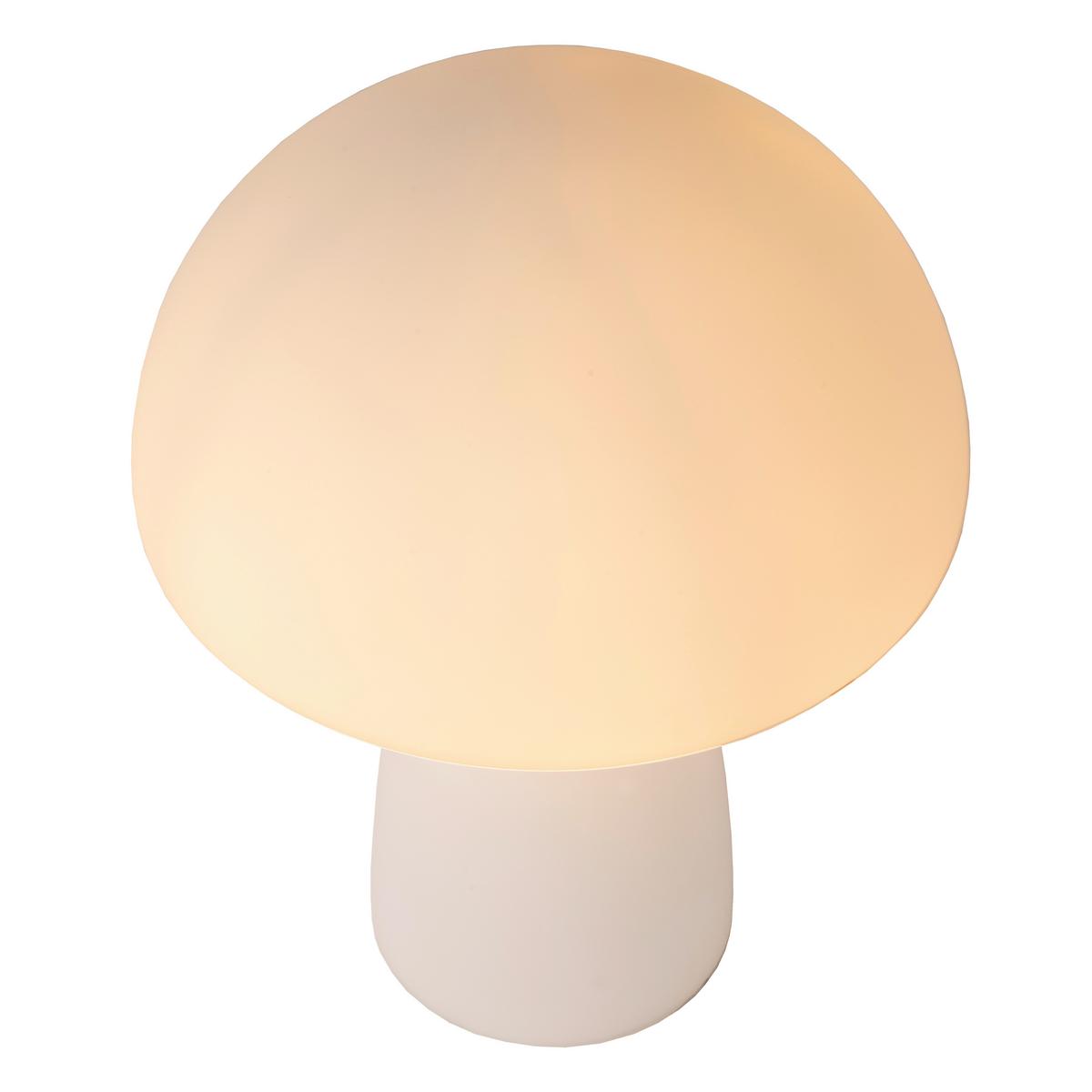 LAMPA STOŁOWA 10514/01/61 FUNGO - opal, Trend, szkło (23/23/28cm) - Lucide