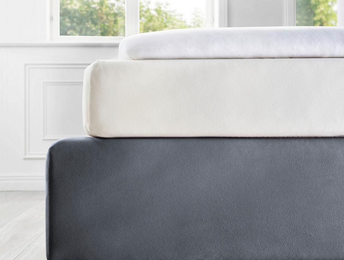 Gumis Lepedő Elasthan 150-160/200/40 - fehér, textil (150/200cm) - Premium Living