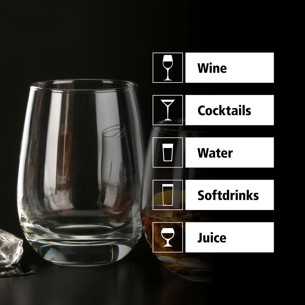 Gläserset  Stemless Klar 12-teilig - Klar, Basics, Glas (9/11,5cm)