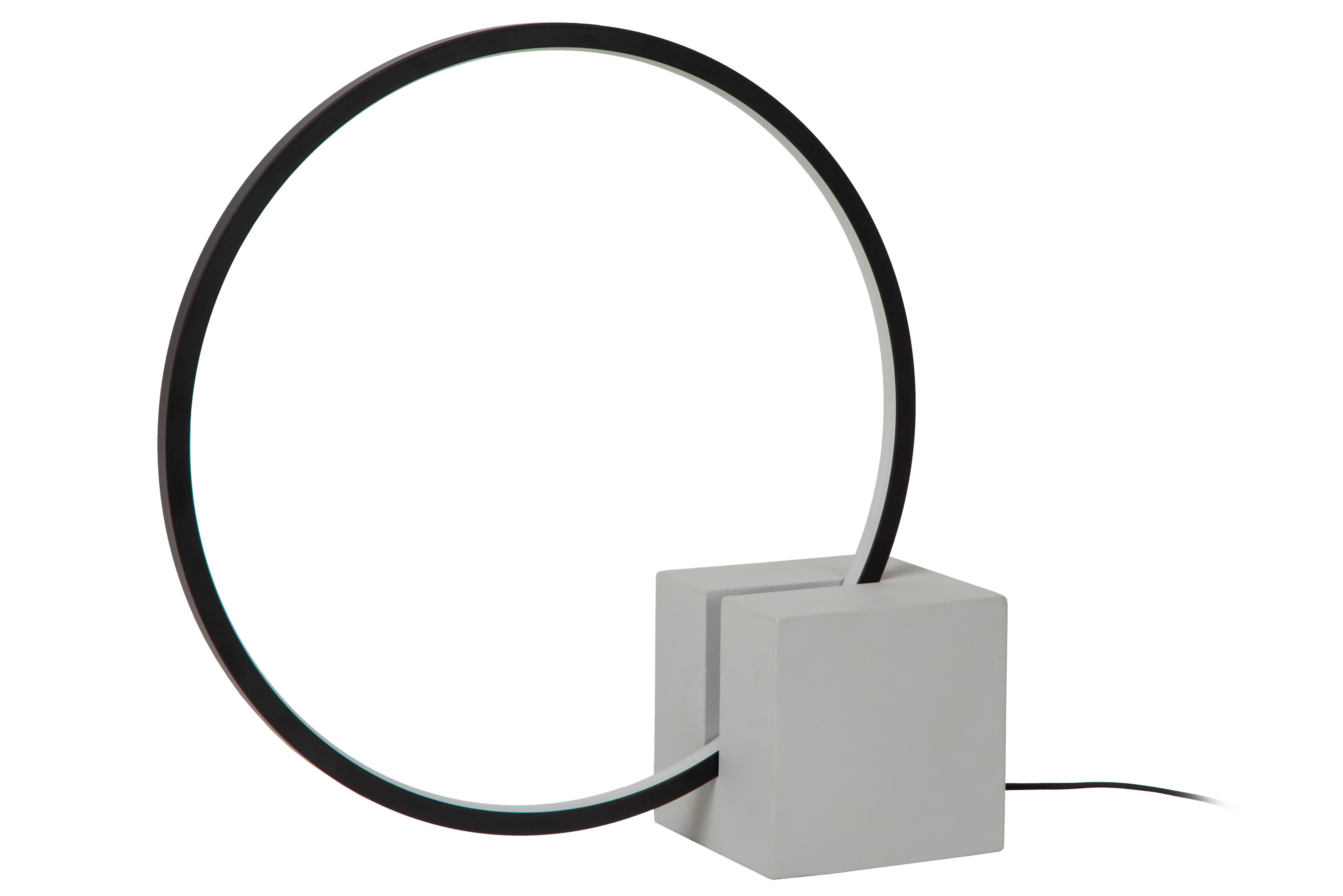Led-tischleuchte 05555/06/30 Cirkelis - Schwarz/Grau, Konventionell, Metall (32/10/32cm) - Lucide