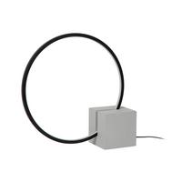 Led-tischleuchte 05555/06/30 Cirkelis - Schwarz/Grau, Konventionell, Metall (32/10/32cm) - Lucide