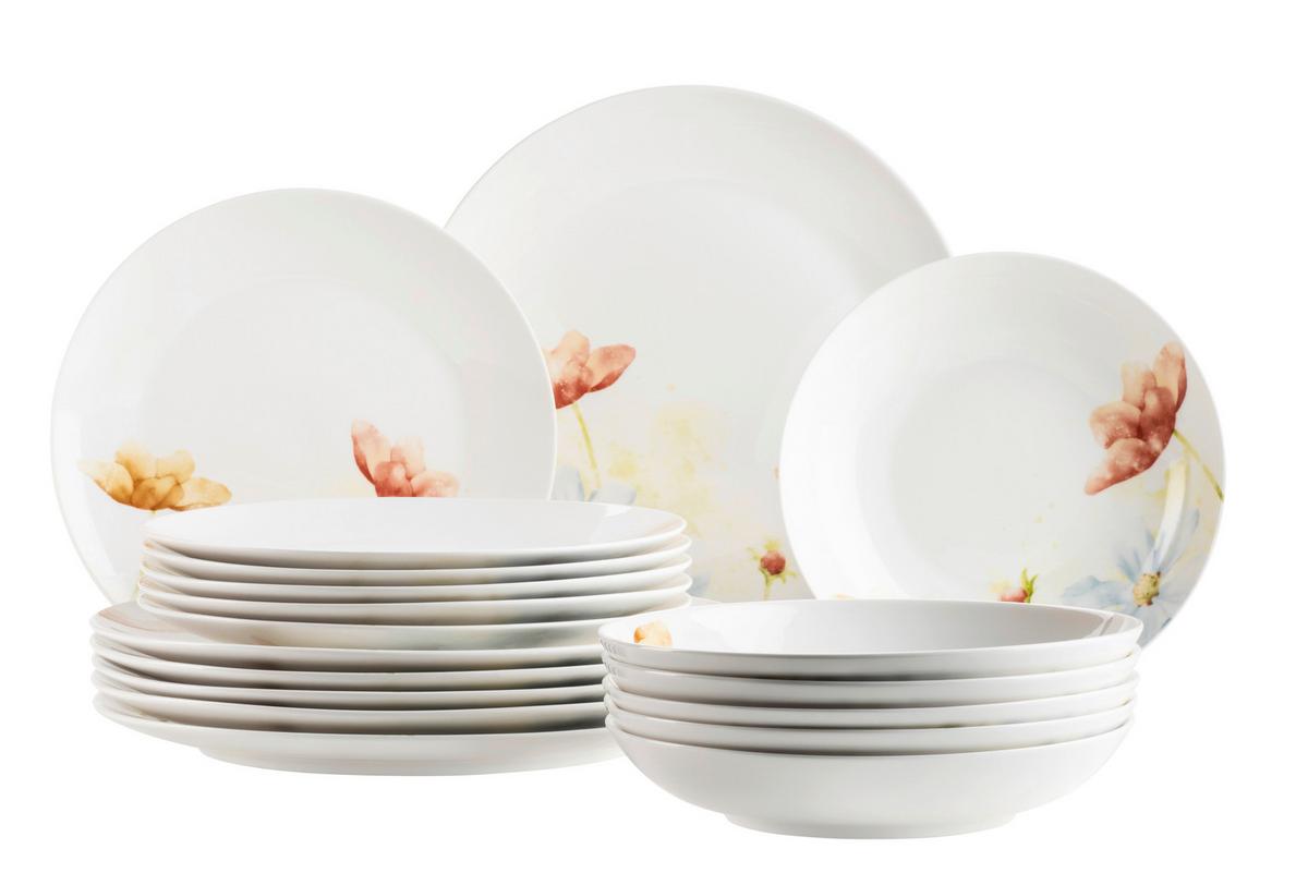 TAFELSERVICE 934498 TAFELSERVICE AMAPOLA - Weiss, Basics, Keramik - Mäser