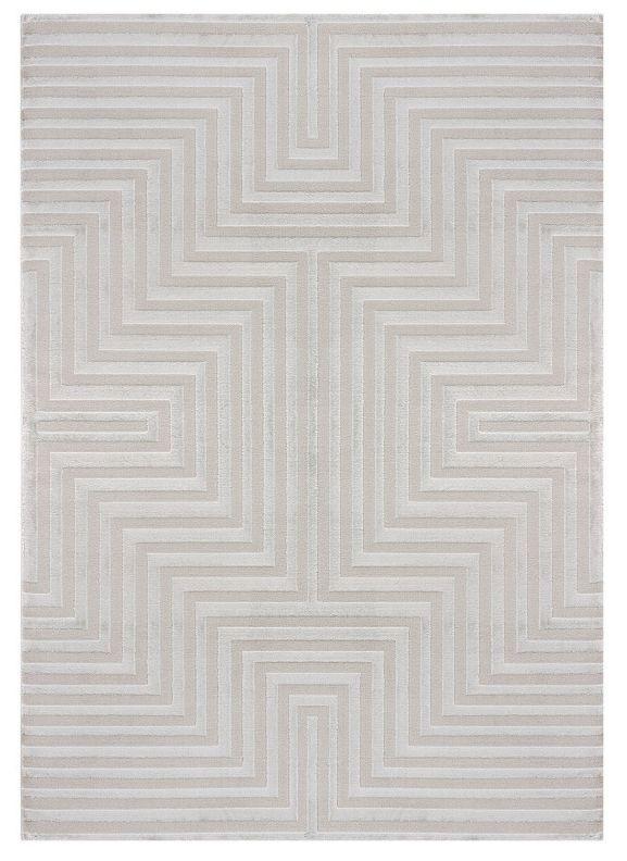 Tkana Preproga Sahara, Srebrna, 120x170cm - srebrne barve, Design, tekstil (120/170cm) - Novel