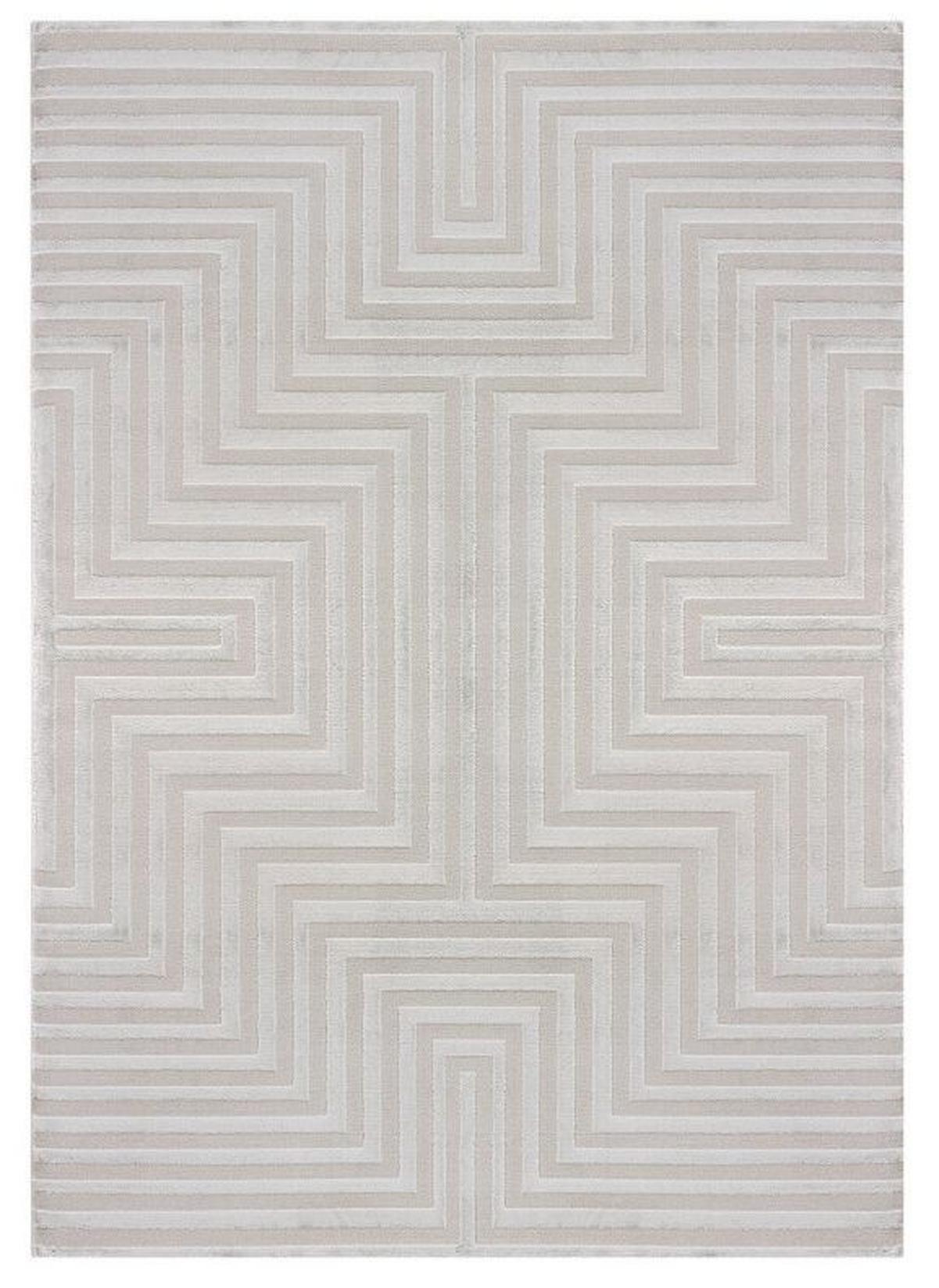 Tkana Preproga Sahara, Srebrna, 120x170cm - srebrne barve, Design, tekstil (120/170cm) - Novel