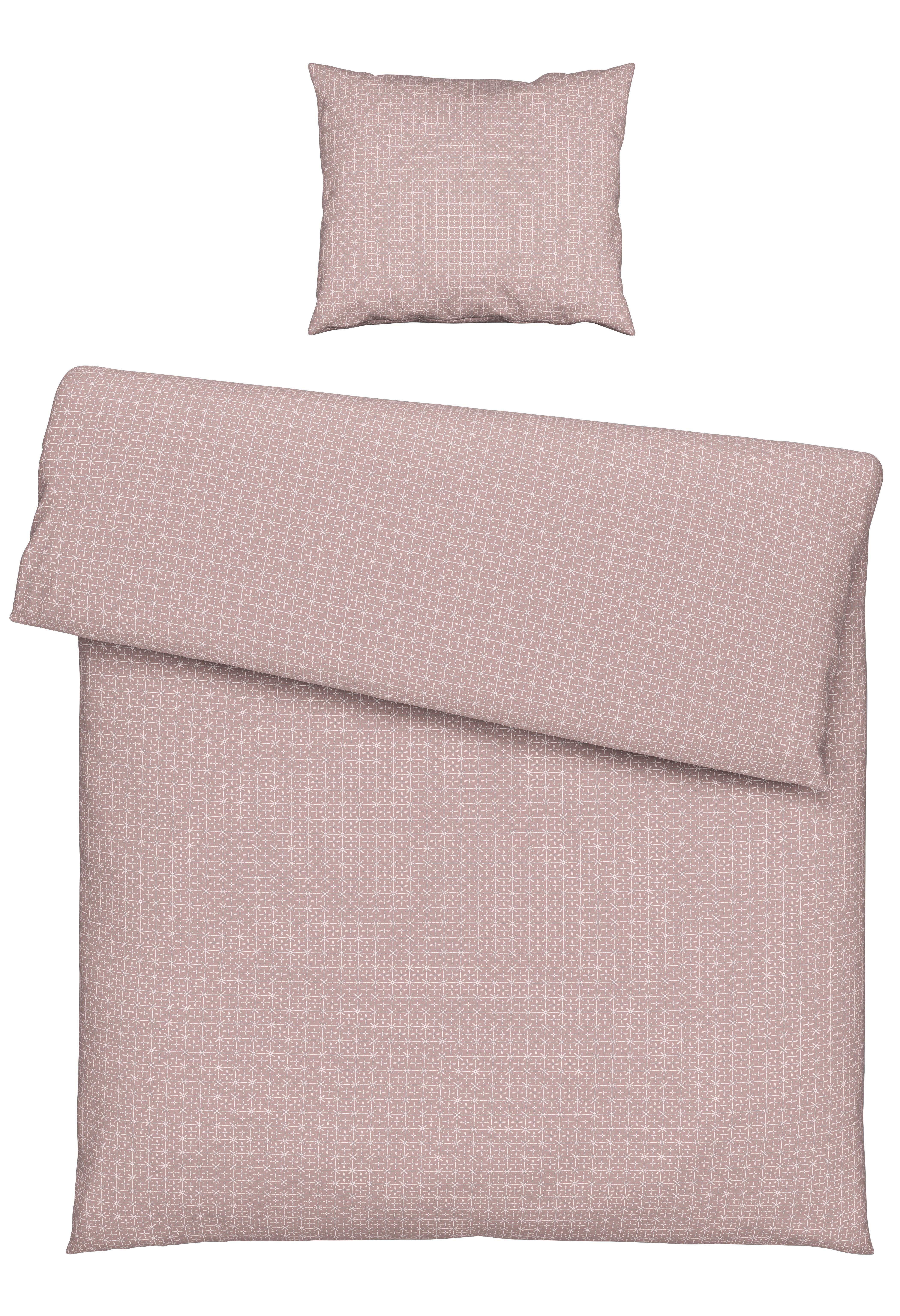 Bettwäscheset Laura - Mauve, Konventionell, Textil (160/210cm) - Modern Living