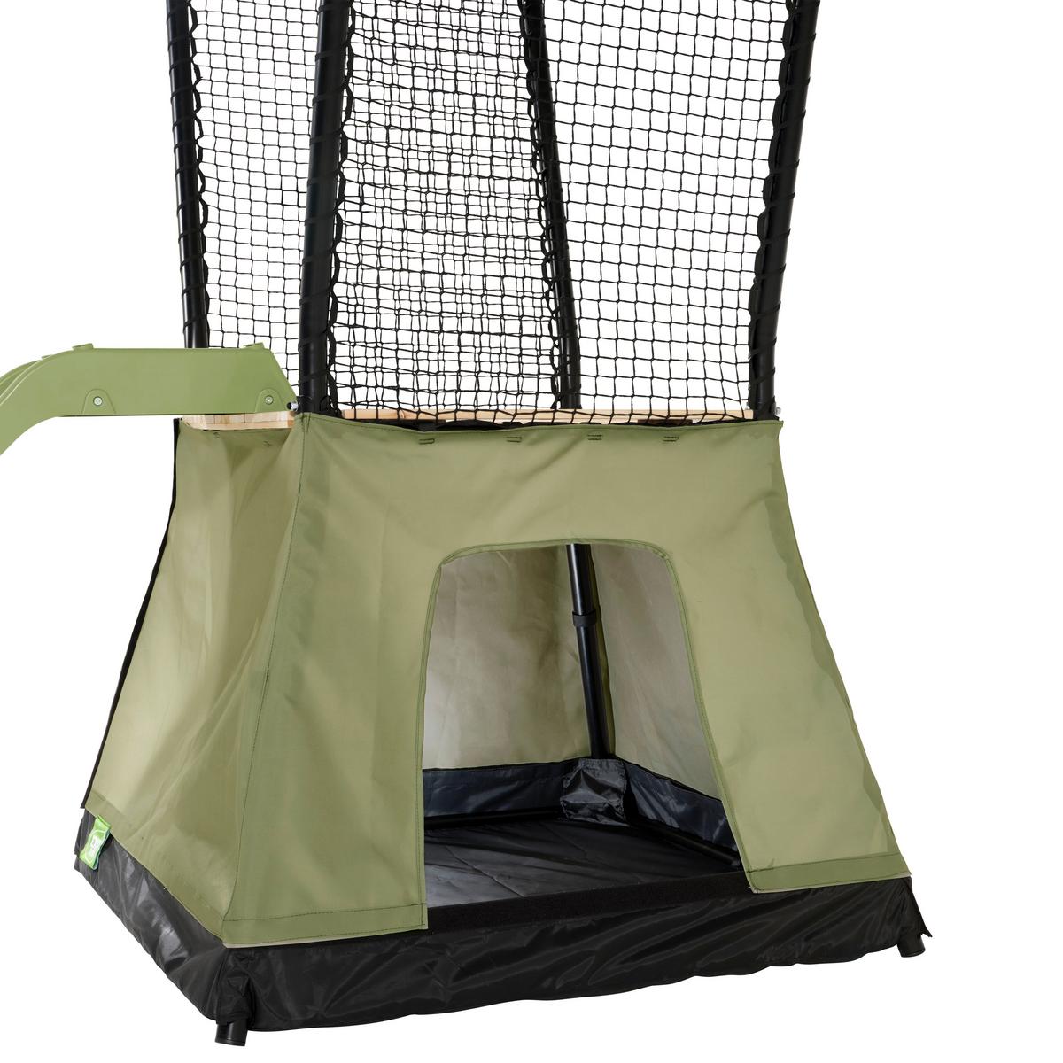 Igralna Hišica Exit Ivy, Zelena - črna/zelena, Konvencionalno, kovina/umetna masa (256/116,5/214cm) - EXIT Toys