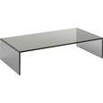TV-Aufsatz in Schwarz aus Glas - Dunkelgrau, Glas (60/14/30cm) - Mömax modern living TV-Aufsatz in Schwarz aus Glas - Dunkelgrau, Glas (60/14/30cm) - Mömax modern living