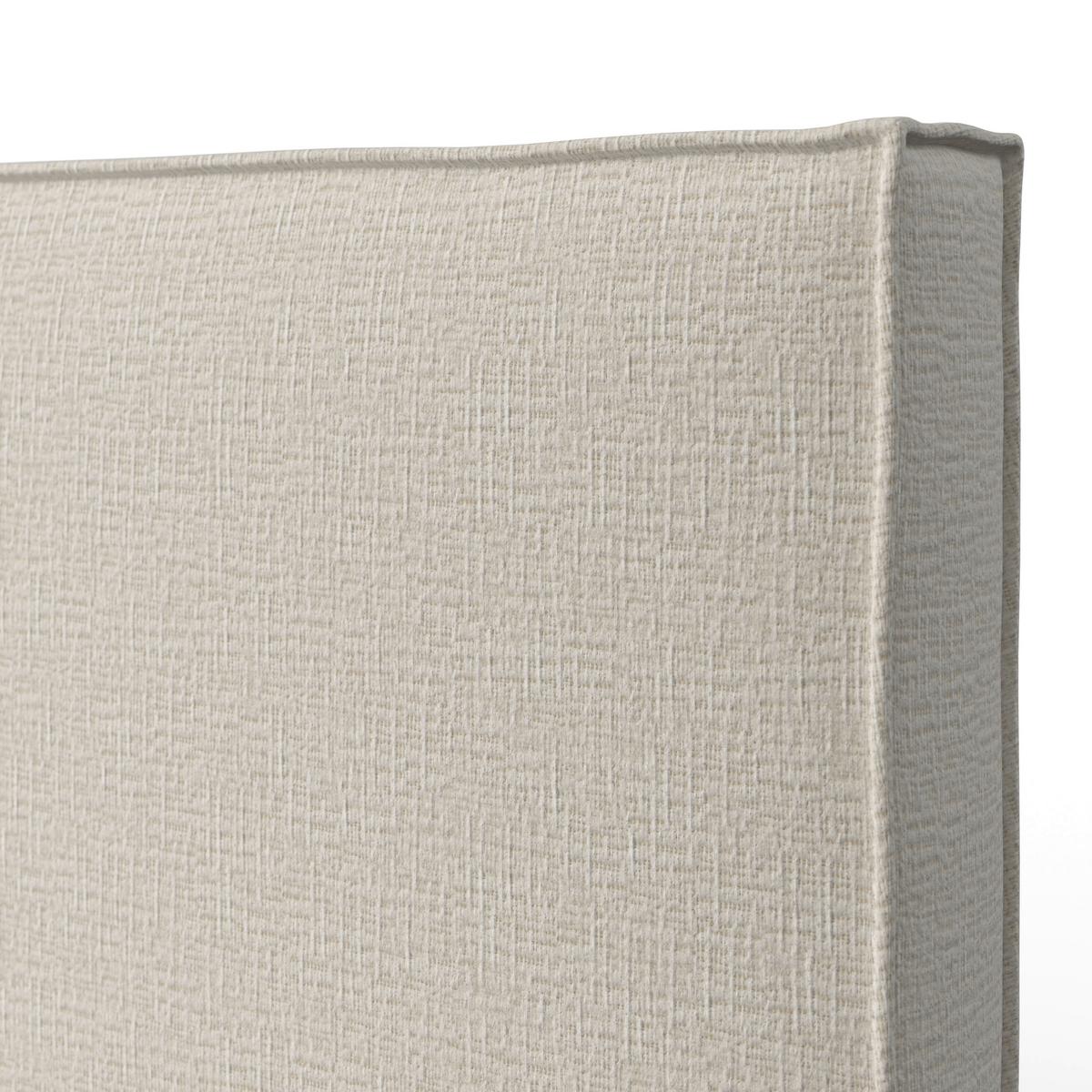 Boxbett Imola ca. 180x200 cm Creme inkl. Topper - Creme/Schwarz, Modern, Holz/Kunststoff (180/200cm) - Bessagi Home