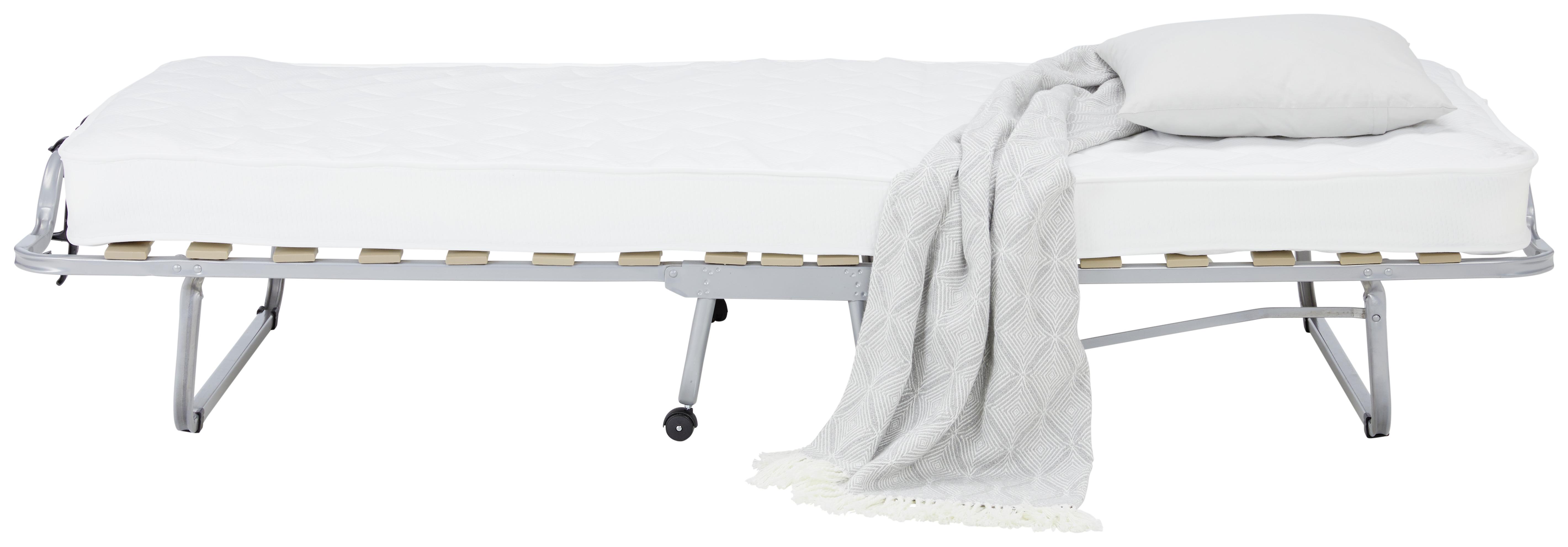 Klappbett aus Metall ca. 90x40x210cm - Konventionell, Naturmaterialien/Metall (90/40/210cm) - Mömax