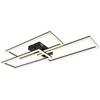 LED-TAKLAMPA BEKKA - opal/svart, Modern, metall/plast (90/40/8cm) - Mömax