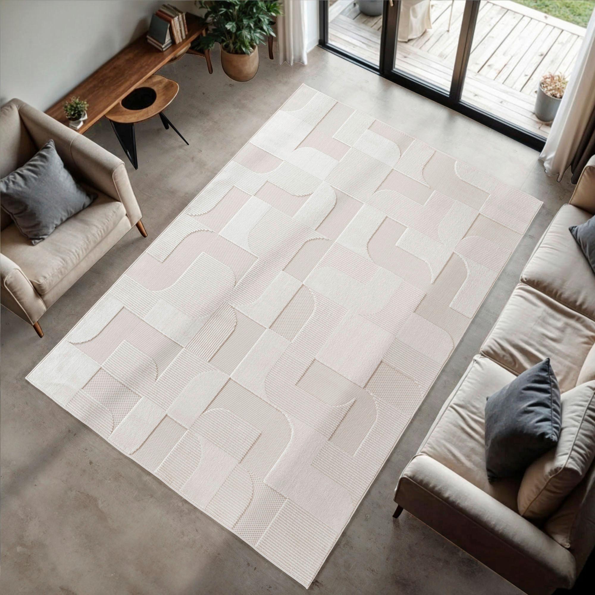 Läufer Doha Creme ca. 80x250cm - Creme, Design, Textil (80/250cm)