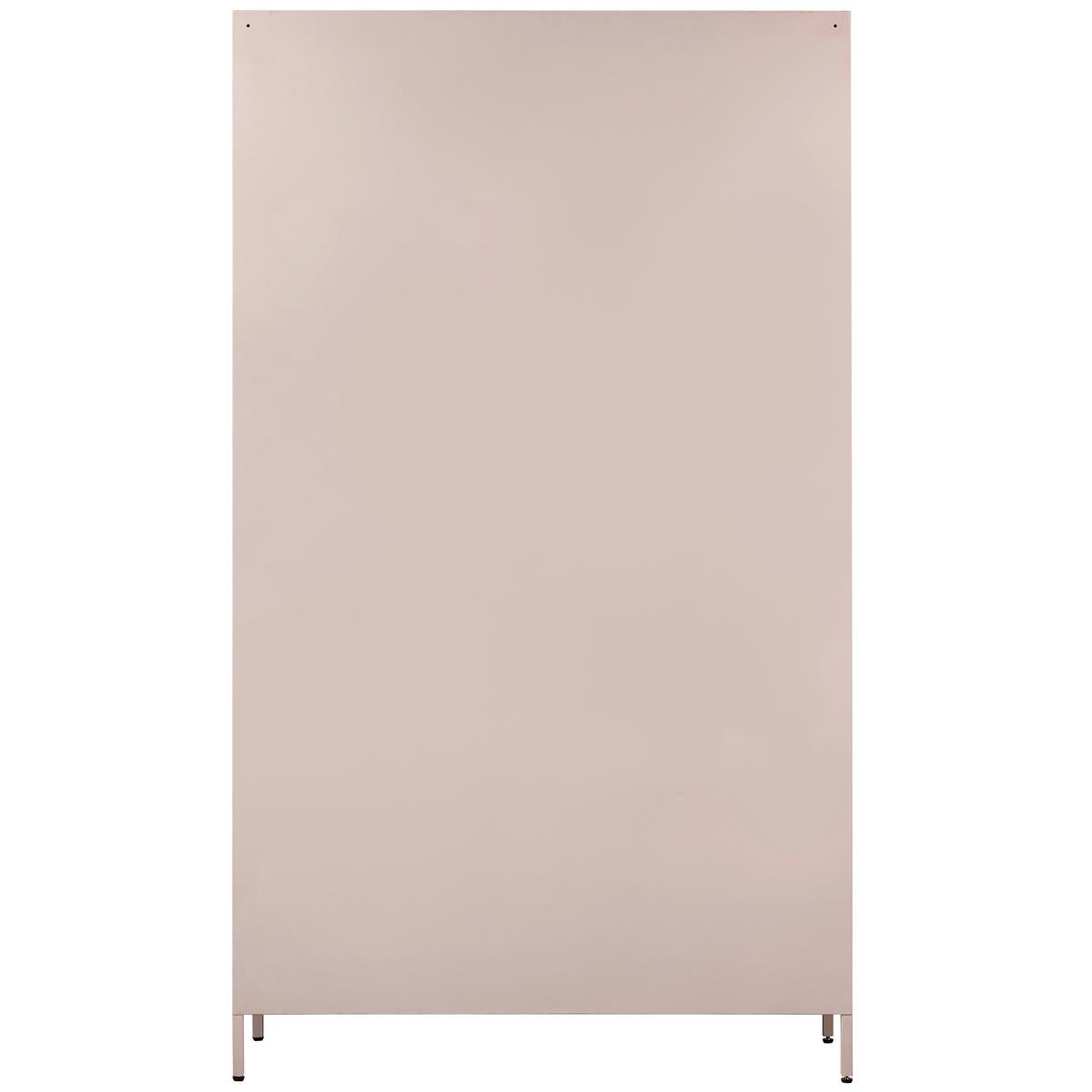 Vitrine Ronja Pink B: 110 cm - Pink, Design, Glas/Metall (110/189/43cm) - Livetastic