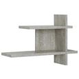 Wandregal in Betonoptik - MODERN, Holzwerkstoff (60/40/17cm) - MÖMAX modern living