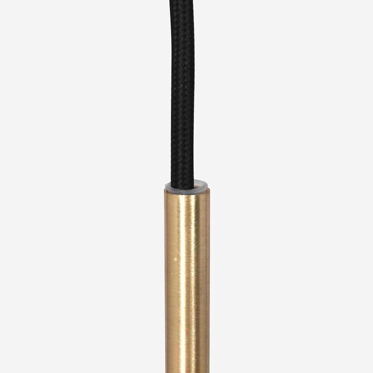 LAMPA WISZĄCA 3498ME BOLLIQUE - kolor mosiężny, Konventionell, metal/szkło (30/180cm)