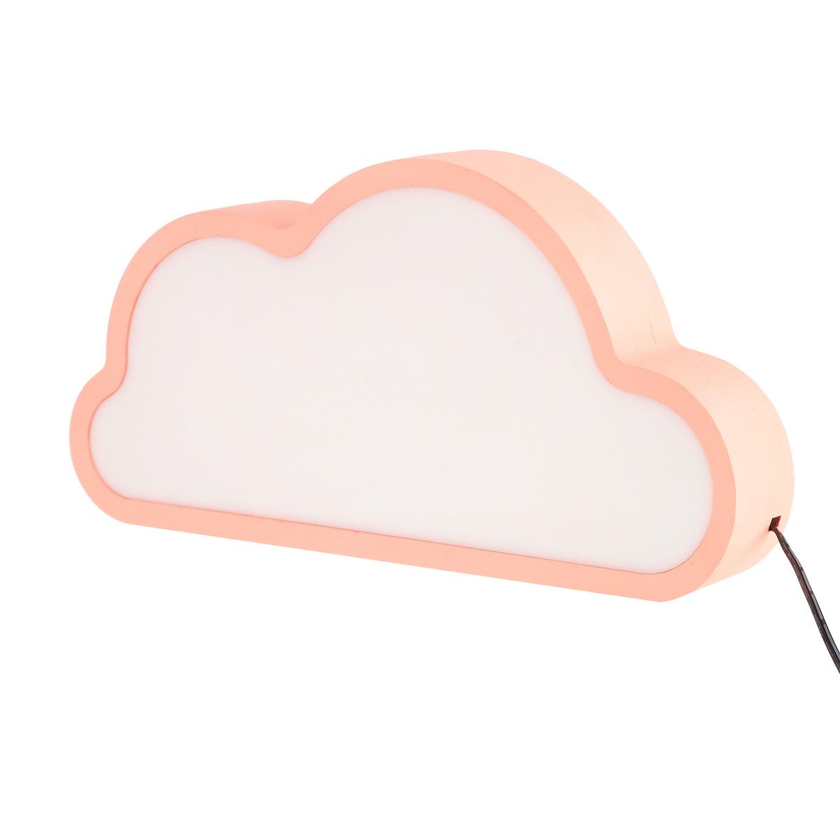 Dječja Stolna Svjetiljka Cloud - pink, Basics, drvni materijal/plastika (31/3.5/15cm)
