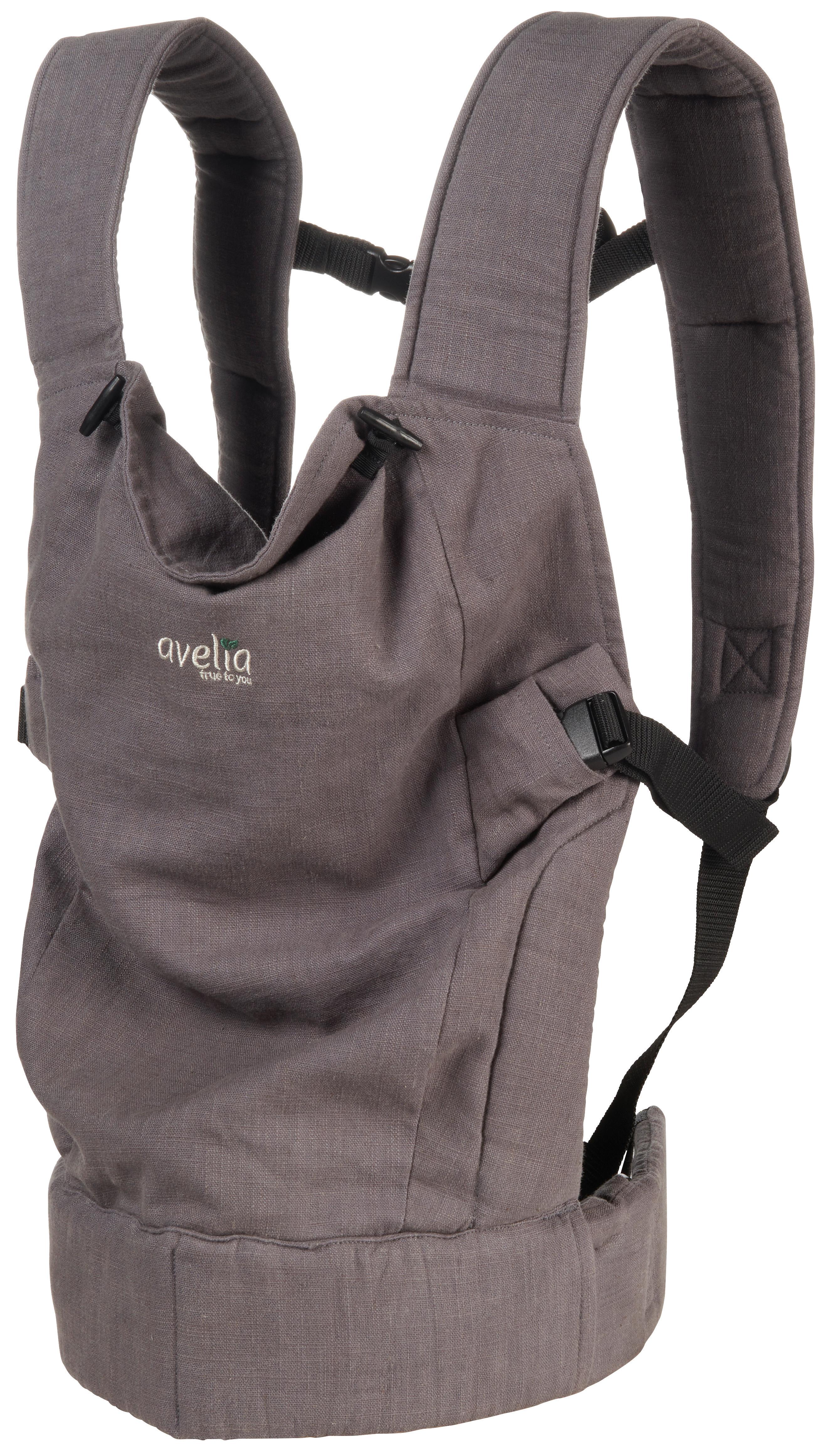 NOSIDEŁKO NATURE - szary, Basics, tkanina (37/34cm) - Avelia