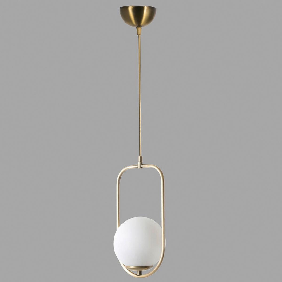 LAMPA SUFITOWA 3808007801 - biały/kolor miedziany, Trend, metal (70/18/18cm) - P & B