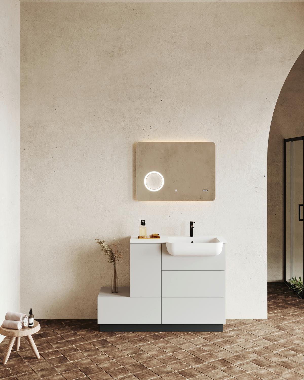 Világító Tükör Spr204 - Design (80/60/2.9cm)