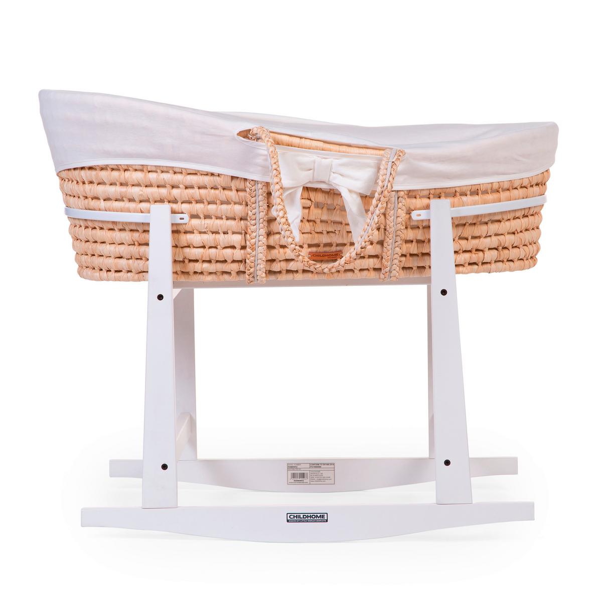 STELAŻ DO KOŁYSKI RSMBWH2 SCHAUKELGESTELL WIEGE - biały, Konventionell, materiał drewnopochodny (85/46/54cm) - Childhome