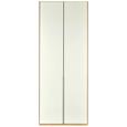 Drehtürenschrank in Weißglas - Eichefarben/Alufarben, ROMANTIK / LANDHAUS, Holzwerkstoff/Metall (90/236/58cm) - Premium Living Drehtürenschrank in Weißglas - Eichefarben/Alufarben, ROMANTIK / LANDHAUS, Holzwerkstoff/Metall (90/236/58cm) - Premium Living