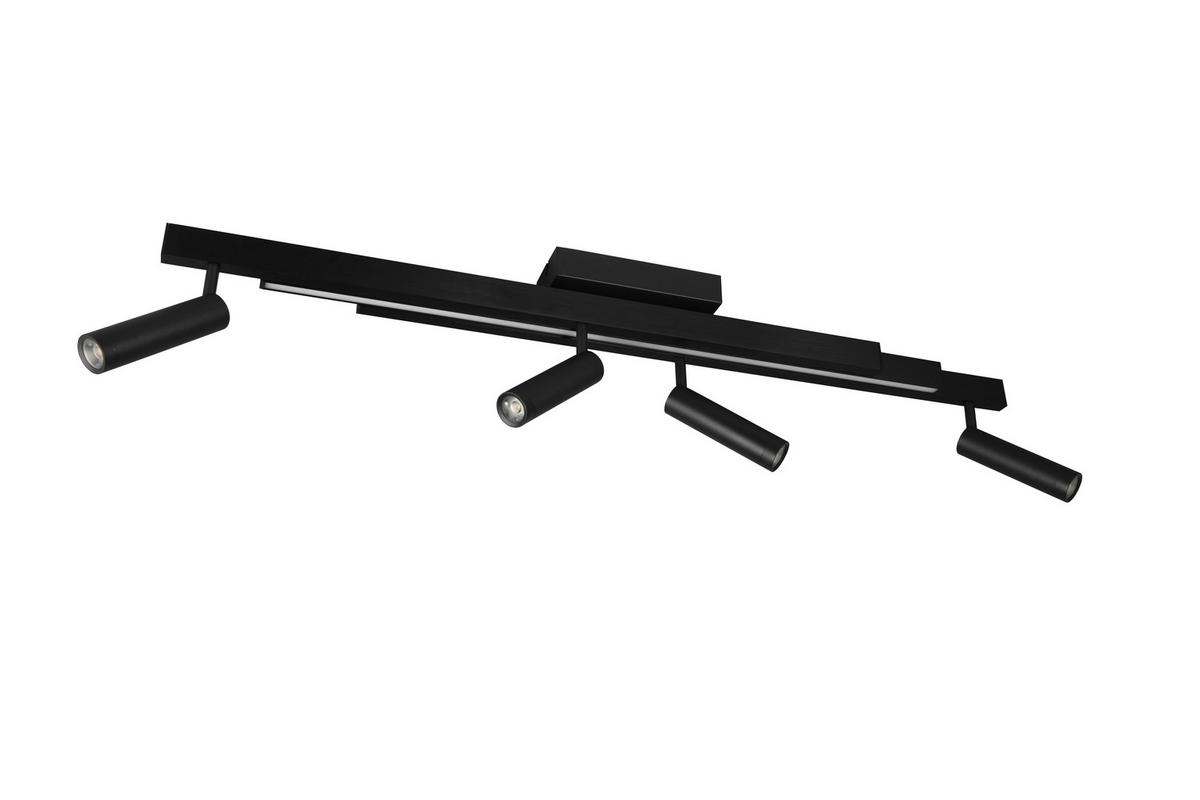 LED-Strahler Zeno Schwarz max. 12 Watt - Schwarz, Basics, Metall (133/23/8,5cm) - Trio Leuchten