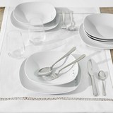 Tafelservice Fadilla 12-tlg. - Weiß, MODERN (26,2/26,2/19,3cm) - MÄSER