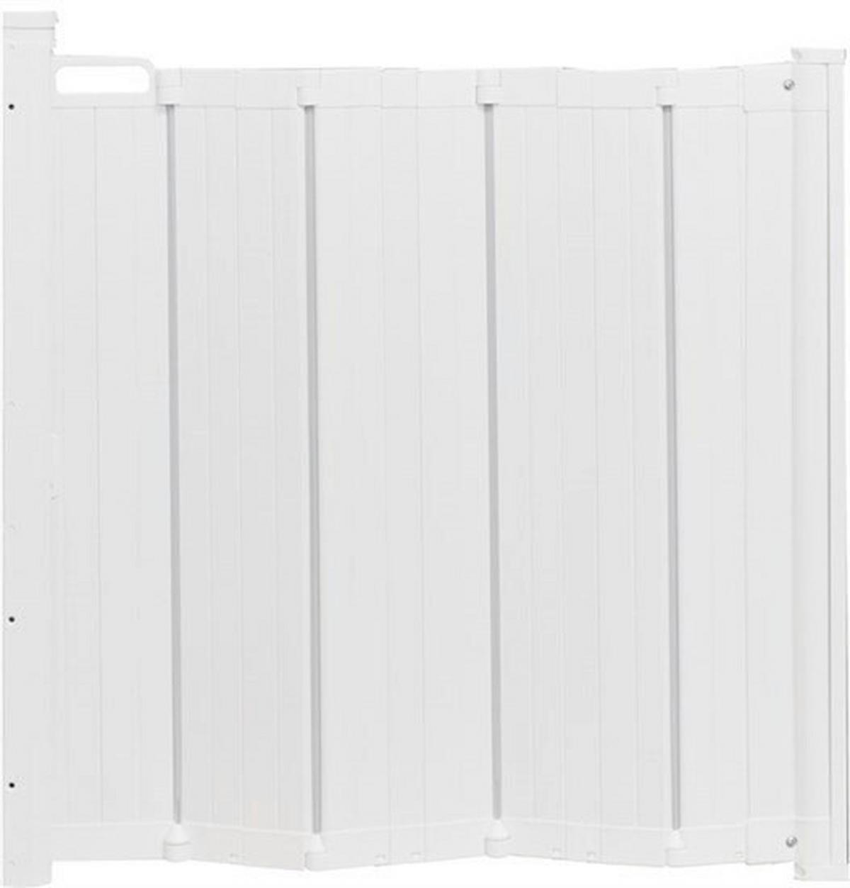 BRAMKA OCHRONNA DO DRZWI BABYDAN ALMA - biały, Basics, tworzywo sztuczne (10/89cm) - Baby Dan