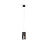 Hängeleuchte Robin in Schwarz max. 28 Watt - Schwarz, Design, Glas/Metall (10/23-150cm) - Trio Leuchten