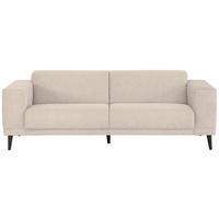 SOFA TRZYOSOBOWA OSLO_LZ - beżowy/czarny, Design, tkanina/drewno (218/77/93cm) - MID.YOU