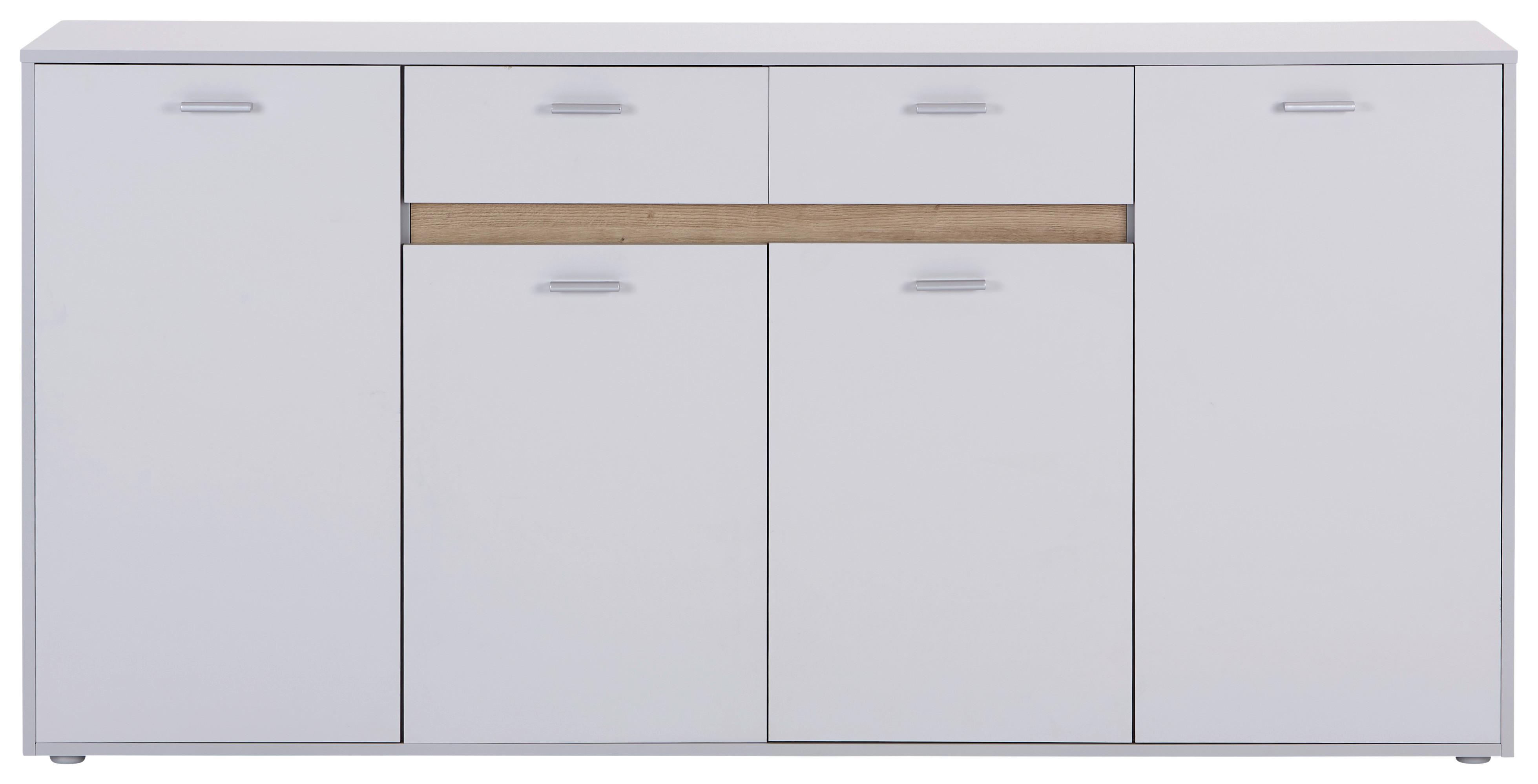 Comodă SLOT 4T - gri deschis, Modern, material pe bază de lemn (183,4/90/40cm) - Modern Living