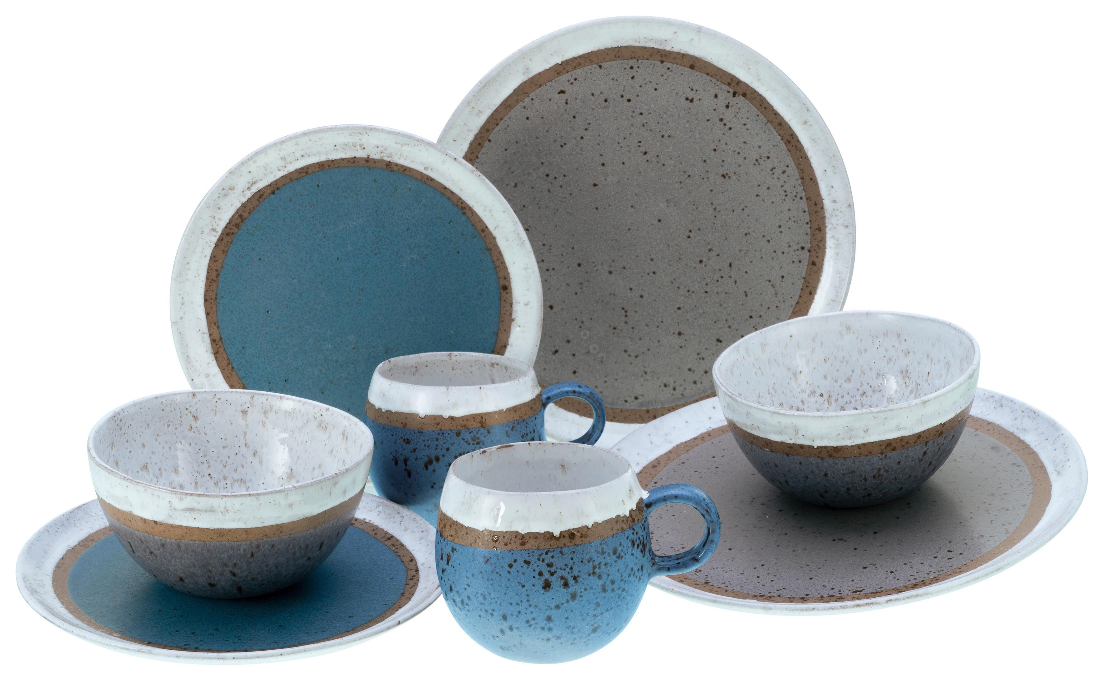 Kombinirani Servis Fjord Bunt, 8-Delni - večbarvno, Moderno, keramika - Creatable