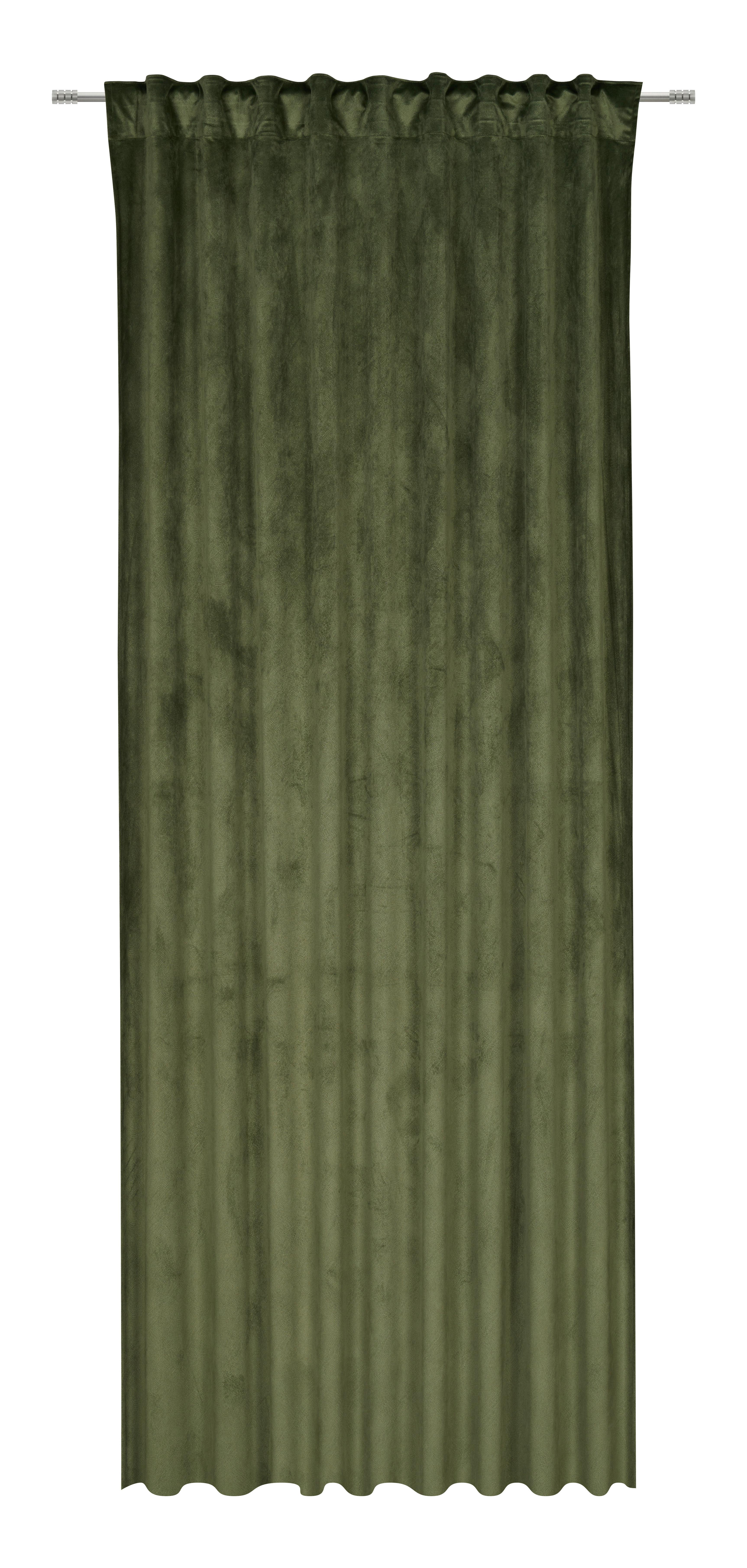 GARDINLÄNGD BIANCA - grön, Klassisk, textil (140/245cm) - Modern Living