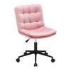 Drehstuhl Easy II Pink - Pink/Schwarz, KONVENTIONELL, Kunststoff/Textil (44/92-102/53cm) - Mömax