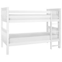 Etagenbett in Weiß ca. 90x200cm - Weiß, KONVENTIONELL, Holz (90/200cm) - Zandiara