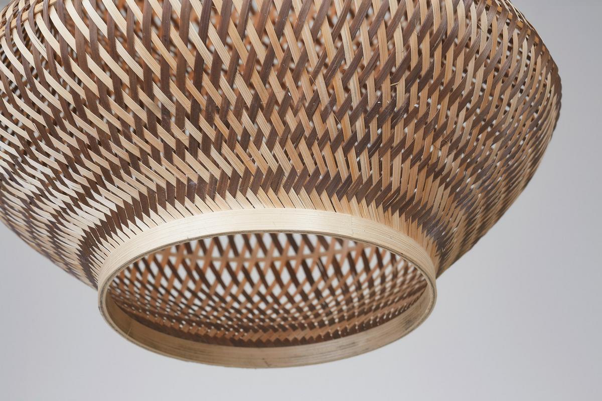 Viseča Svetilka Barbados, Bambus - naravne barve/rjava, Basics, naravni materiali (40/67cm) - Good & Mojo