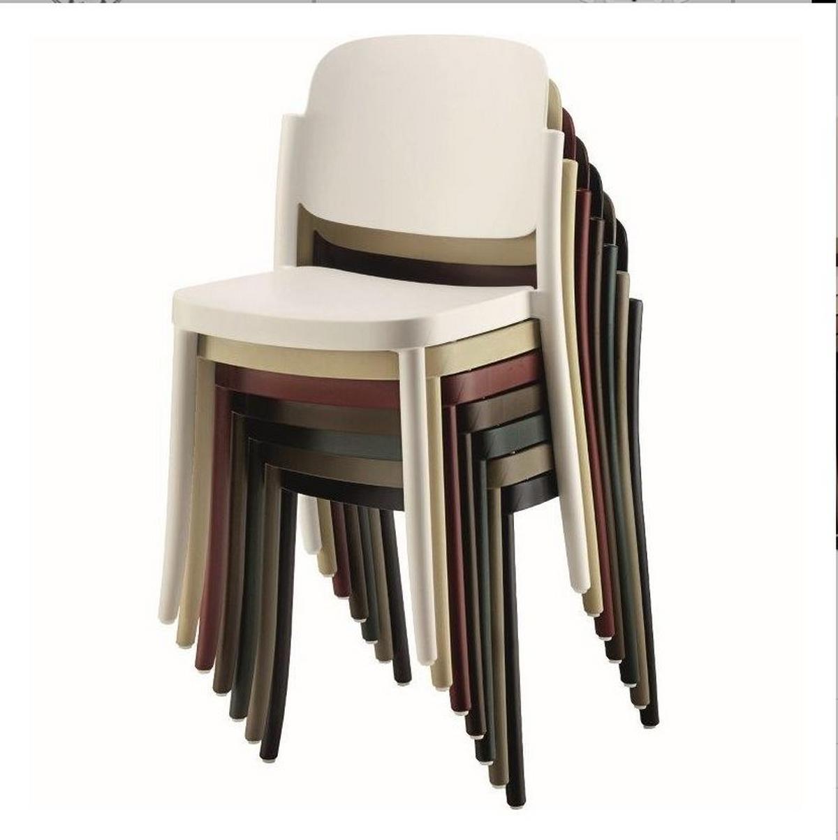 KRZESŁO PLAZA - sahara, Basics, tworzywo sztuczne (49/79/50cm)